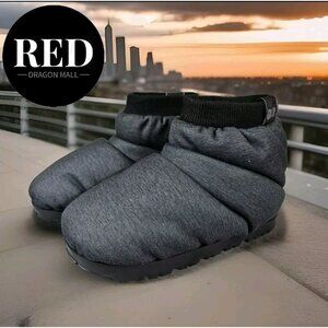 UGG Spaceslider Jersey Bootie Black/Gray Slippers - 1151652 - Women's Size 8